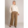 Yest Curve gebloemde blouse met borduursels Plus Size - beige