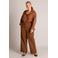 Yest Curve wide leg broek Plus Size - bruin
