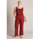 Yest Curve flared broek Plus Size - rood