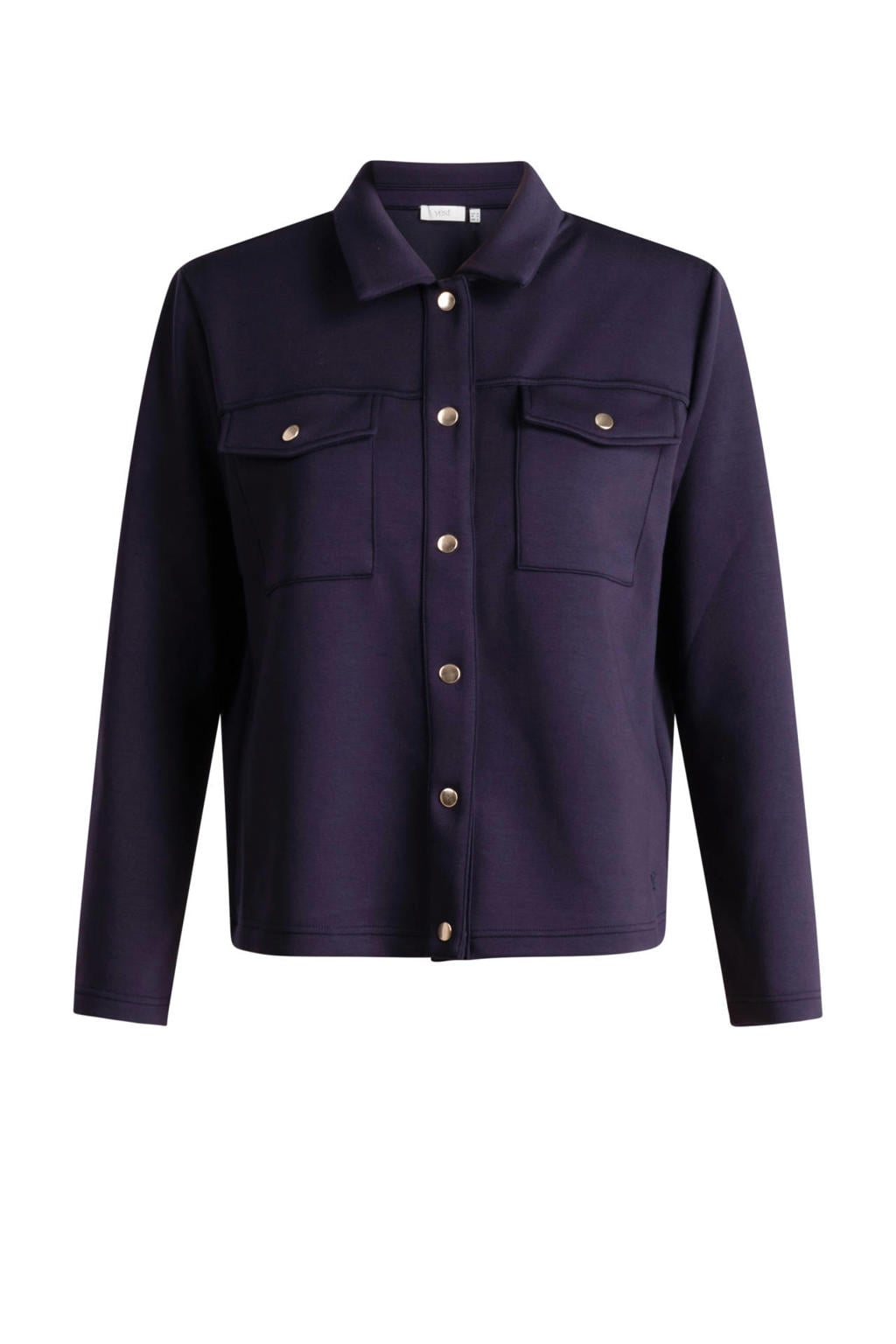Yest Curve blouse Plus Size - donkerblauw
