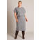 Yest Curve midi rok Plus Size - grijs