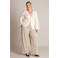 Yest Curve gebreid vest Plus Size - ecru