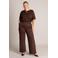 Yest Curve wide leg broek Plus Size - bruin