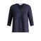 Yest Curve top Plus Size met stippen - blauw