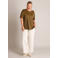 Yest Curve T-shirt met glitters Plus Size - brons