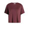 Yest Curve T-shirt met glitters Plus Size - donkerrood