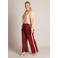 Yest Curve wide leg broek Plus Size - donkerrood
