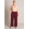 Yest Curve wide leg broek Plus Size - donkerrood