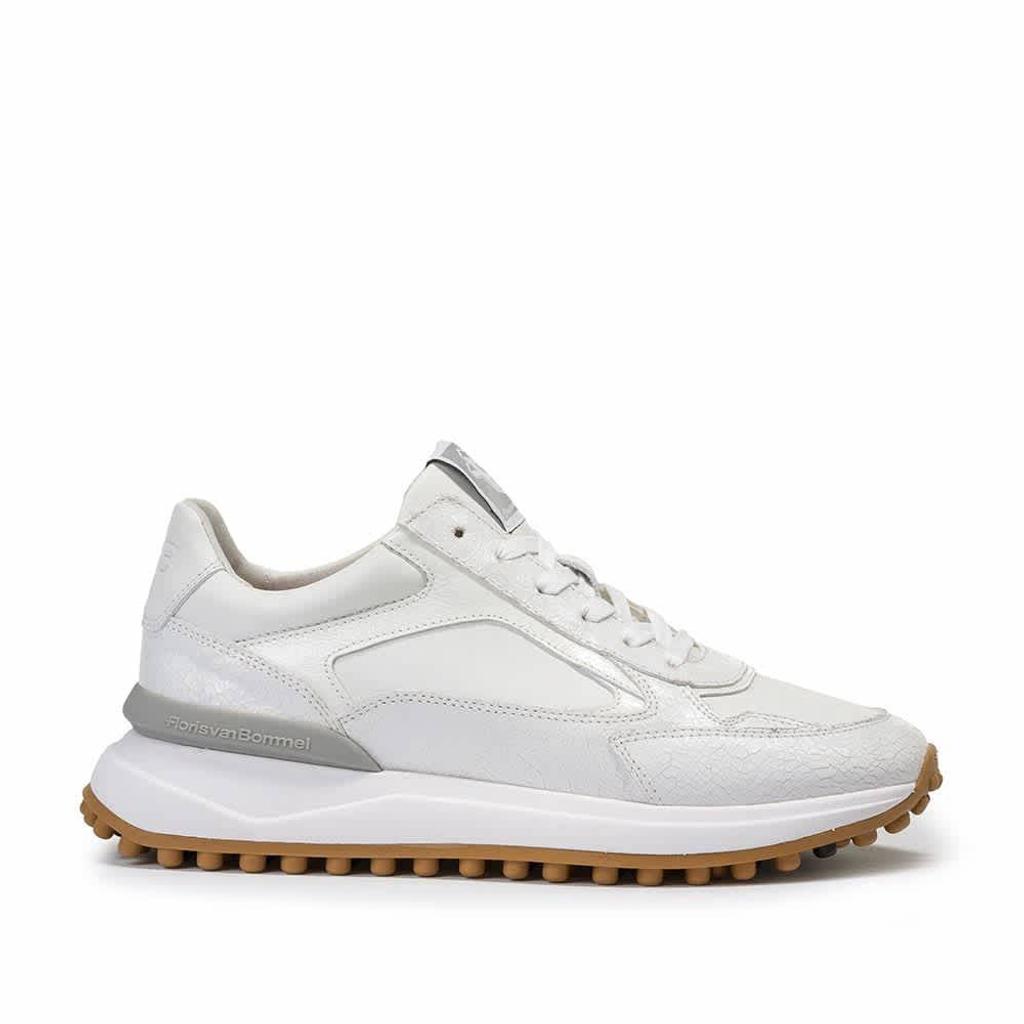 Floris van Bommel Noppi 19.21 leren sneakers wit