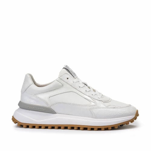 Floris van Bommel Noppi 19.21 leren sneakers wit