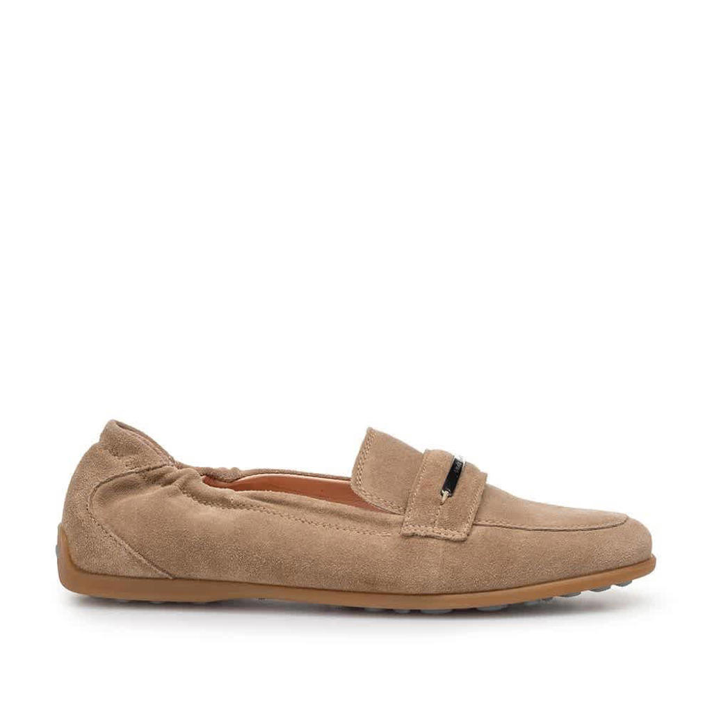 Floris van Bommel Sitti 03.16 suède loafers taupe