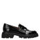 POSH by Poelman chunky lakleren loafers - zwart