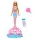 Barbie Bubbelende Zeemeerminpop met bellenblaasfunctie, inclusief bellenblaasvloeistof en haarborstel