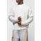 Equalité oversized gebreide trui met backprint - off-white