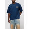 Equalité oversized T-shirt met backprint - donkerblauw