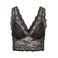 ONLY niet-voorgevormde bralette zonder beugel - donkerbruin