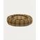 Dogguo Hondenmand rond DOT-ROUND-BED-BROWN/GREEN-S (50X20 cm)