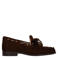 Manfield suède loafers - donkerbruin