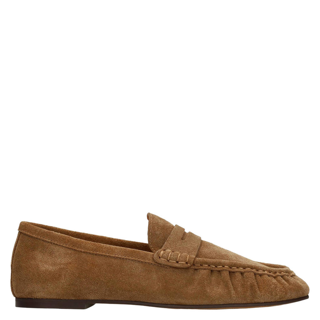 Manfield leren loafers - cognac