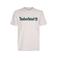 Timberland regular fit T-shirt met logo - ecru
