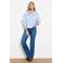 LOLALIZA gestreepte blouse - blauw