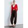 Mango gebreid vest - rood