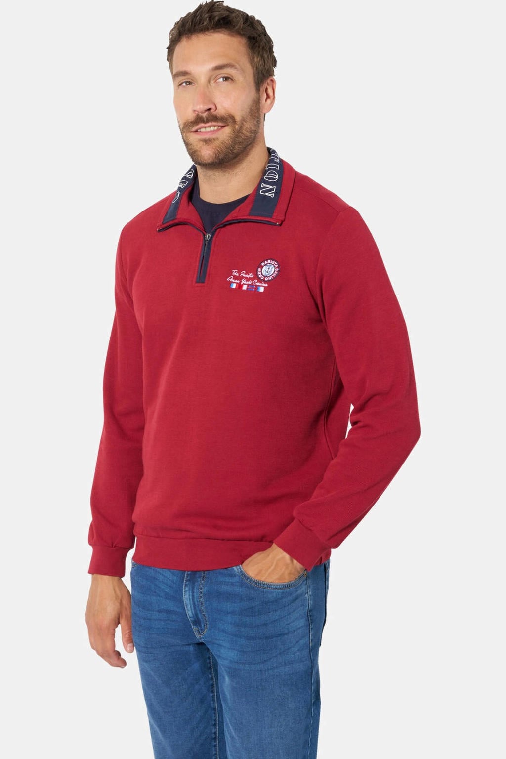 Babista regular fit trui Plus Size - rood