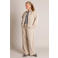 Yest Curve wide leg gestreepte broek Plus Size - beige