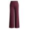 Yest Curve wide leg gestreepte broek Plus Size - donkerrood