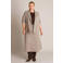 Yest Curve midi rok met ceintuur Plus Size - grijsgroen