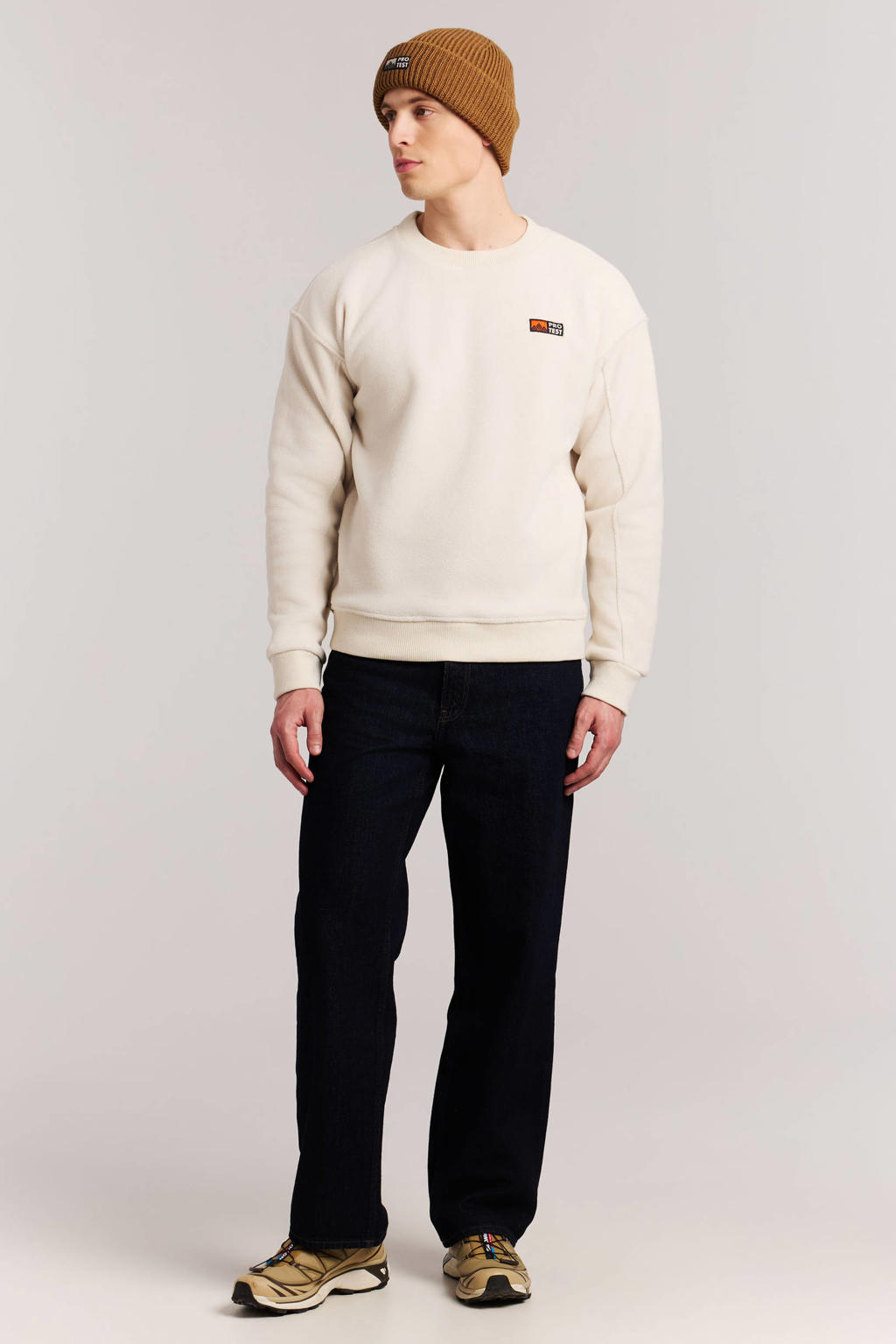 Protest relaxed fit sweater - kit offwhite