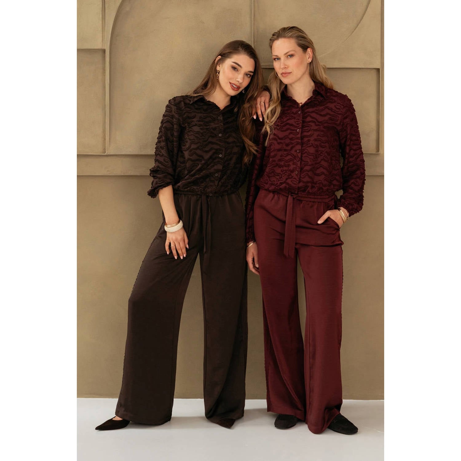 &Co Woman blouse donkerrood