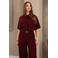 &Co Woman top - donkerrood