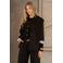 &Co Woman oversized blazer - donkerbruin