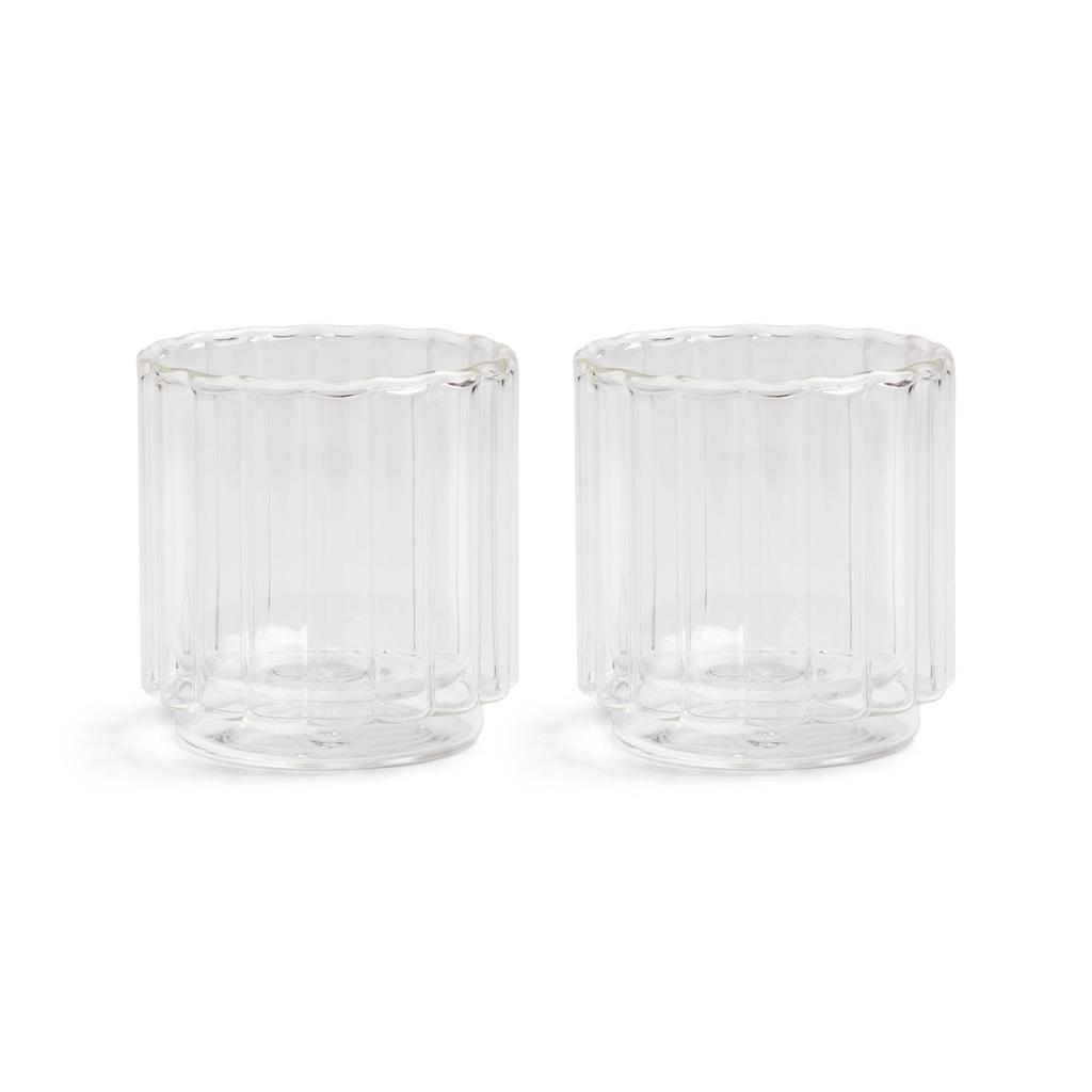 &k amsterdam theeglas Tube (200 ml) (set van 2)