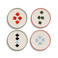 &k amsterdam gebaksbord (Ø13 cm) (set van 4)