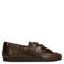 Manfield leren bootschoenen - donkerbruin