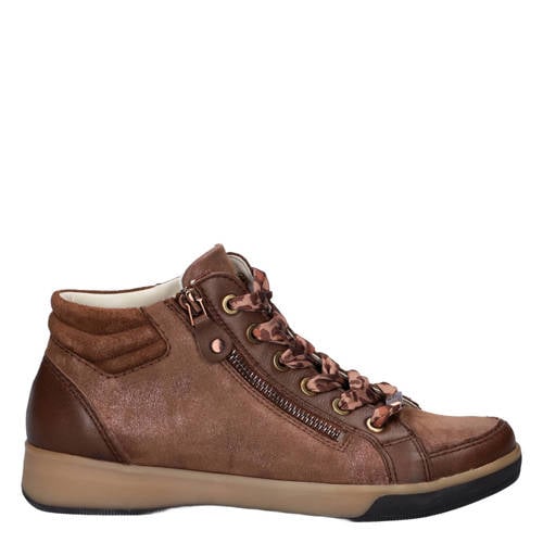 Ara Rom lakleren sneakers bruin