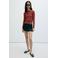 Mango gestreepte top - rood