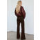Mango flared broek - bruin
