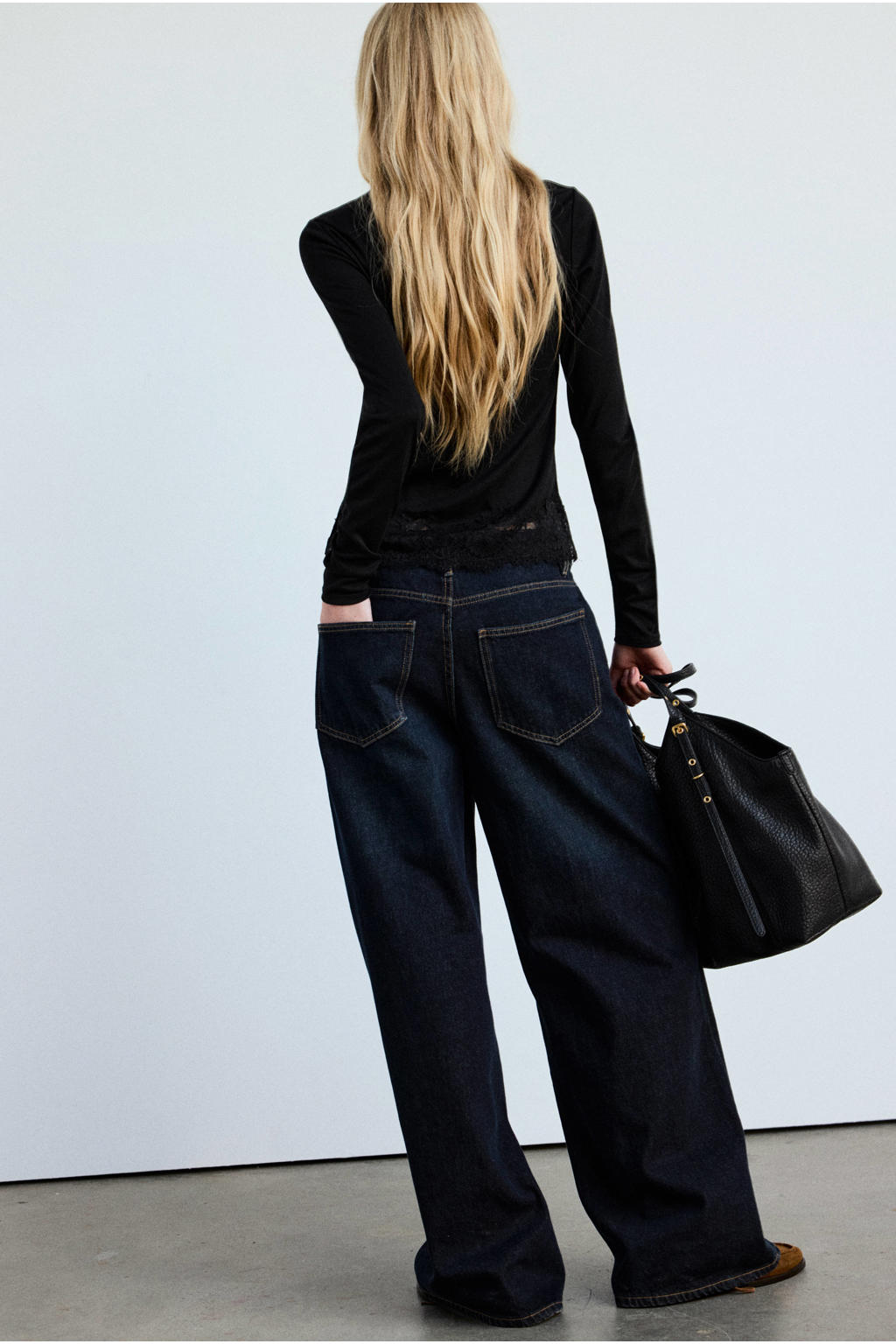 Mango top - zwart