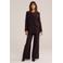 WE Fashion gestreepte double breasted blazer - bruin