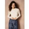 Lofty Manner kanten top - ecru
