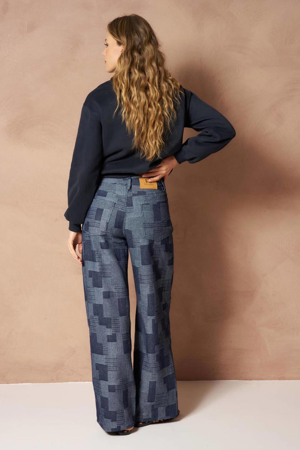 Lofty Manner sweater - donkerblauw