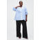 Zizzi high waist flared broek Plus Size - zwart
