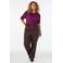 Zizzi top Plus Size - donkerpaars