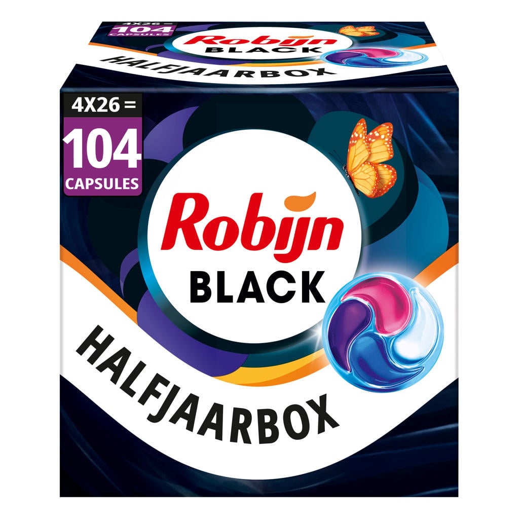 Robijn Classics 4-in-1 wascapsules Black Velvet - 4 x 26 wasbeurten