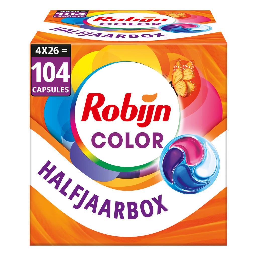 Robijn Classics 4-in-1 wascapsules Color - 4 x 26 wasbeurten - 104 wasbeurten