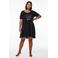 Zizzi nachthemd Plus Size - zwart