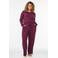 Zizzi pyjamatop Plus Size - donkerpaars